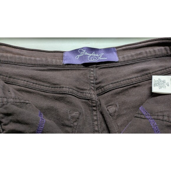Not Your Daughter's Jeans Women's Jeans 10 Petite Brown Straight Stretch USA - Picture 3 of 9